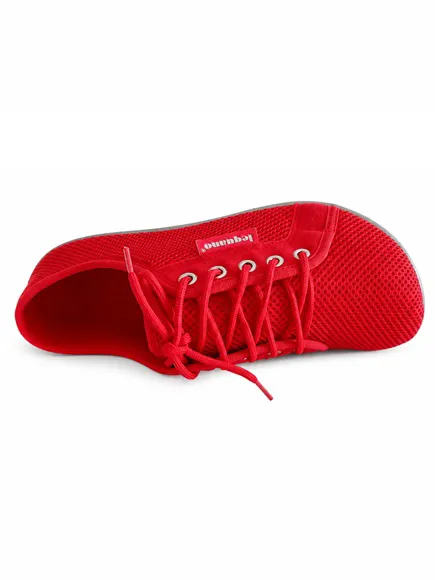 Leguano Aktive Rouge – Chaussures Barefoot Femme 2