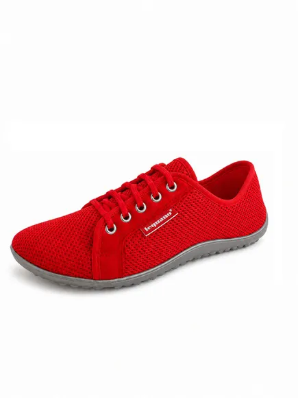 Leguano Aktive Rouge – Chaussures Barefoot Femme 2