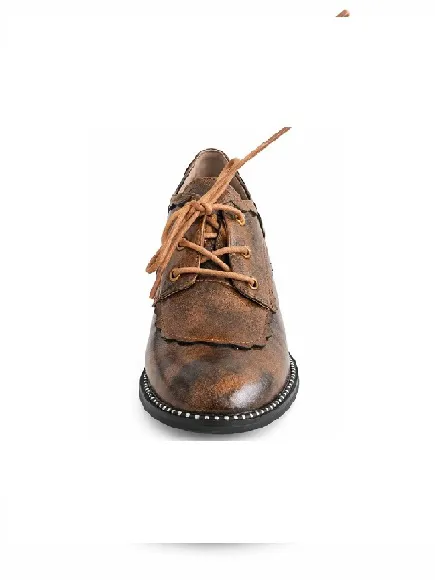 Derbies Laura Vita MARBREO 22 - Cuir métallisé Bronze, femme
