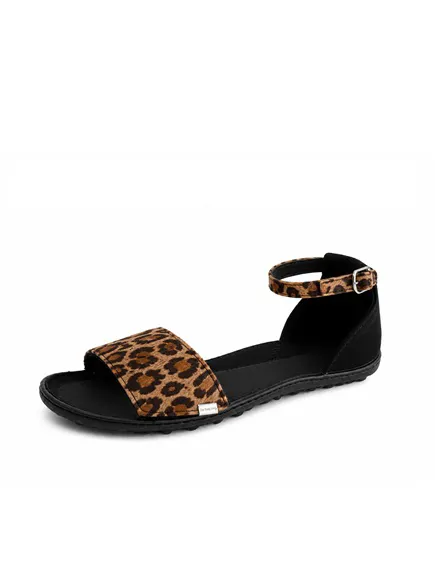 Leguano Jara Leo Leopard - Sandale Barefoot femme