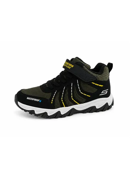 Skechers Rugged Ranger 406412L Noir/Vert Garçon Waterproof