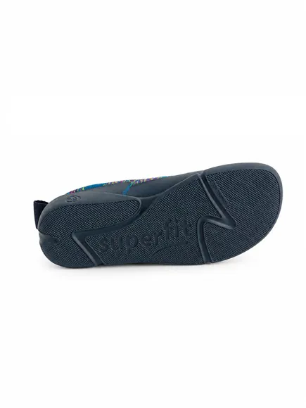 Superfit Vento - Basket barefoot garçon bleu/Turkis  1-008202-8000