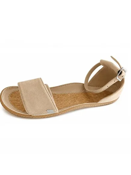 Leguano Jara Beige – Sandale Barefoot Femme