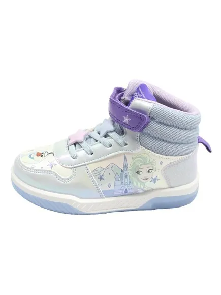 Baskets montantes lumineuses fille LED – La Reine des neiges