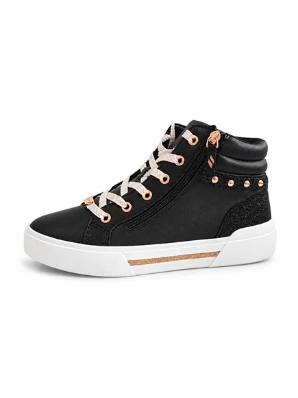 Skechers Aura LX 310765L Noir/Rose Gold Fille Basket